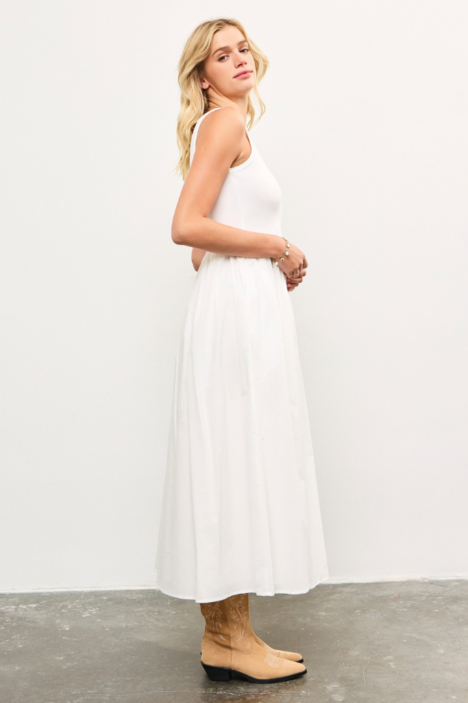 Serena Poplin Maxi Dress