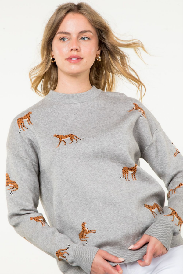 Shannon Cheetah Sweater