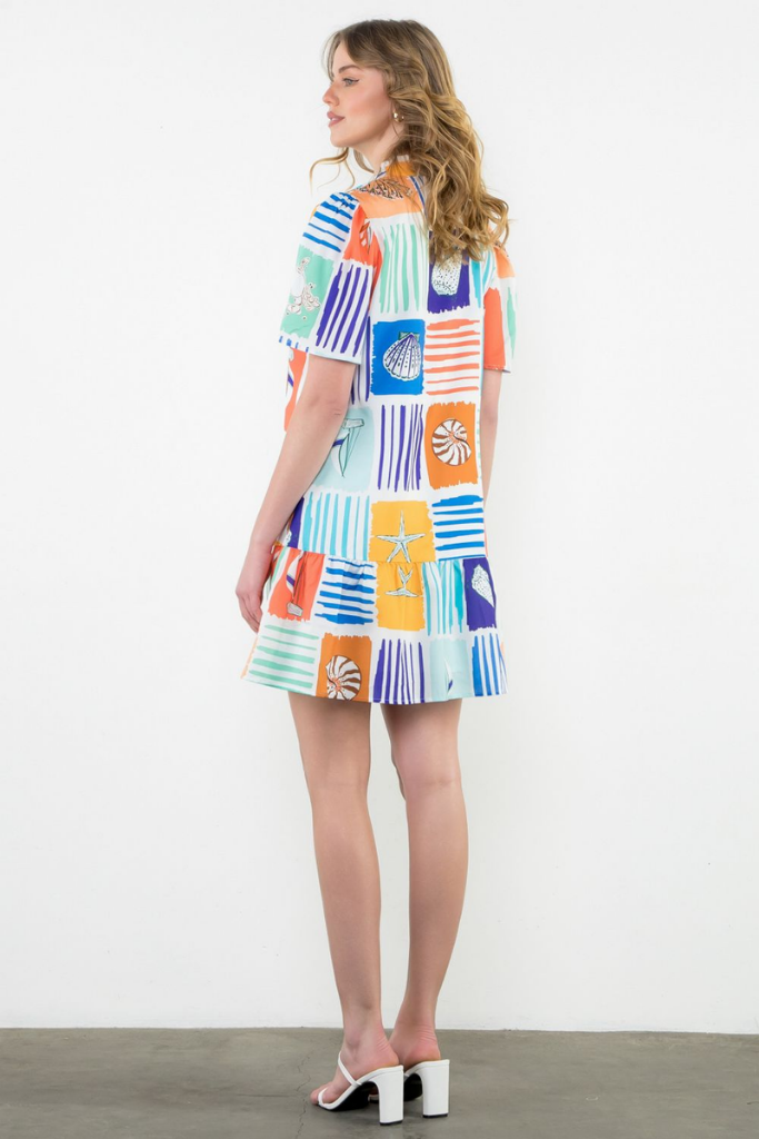 Saints Kitts Seashell Mini Dress