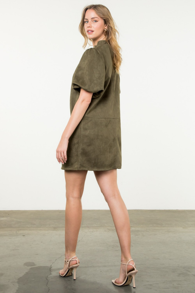 Holly Suede Mini Dress