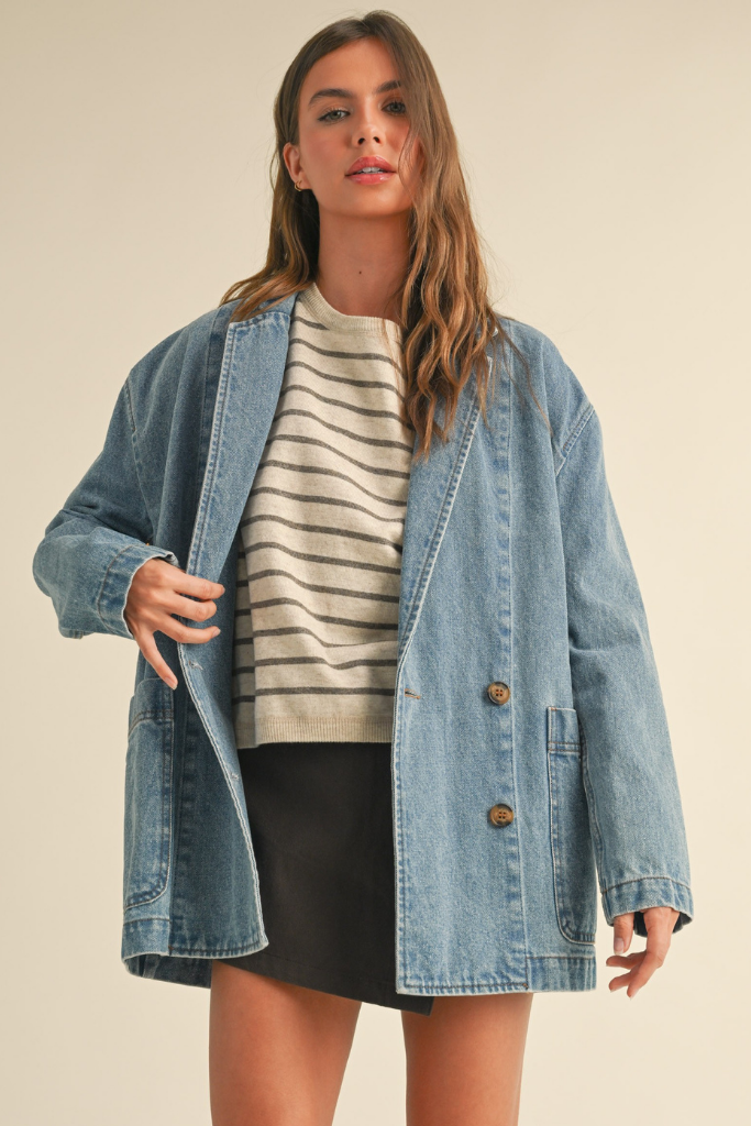 Madison Avenue Denim Blazer