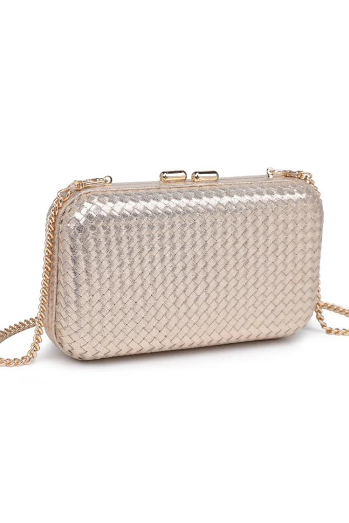 Anna Woven Clutch