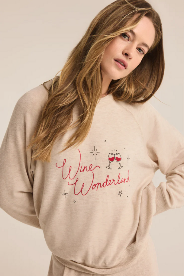 Wine Wonderland Cloud Knit Top by Z Supply