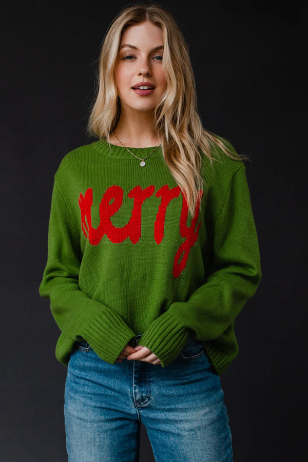 Merry Sweater In Green