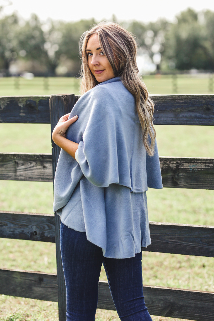 Perfect Shawl Vest in Dusky