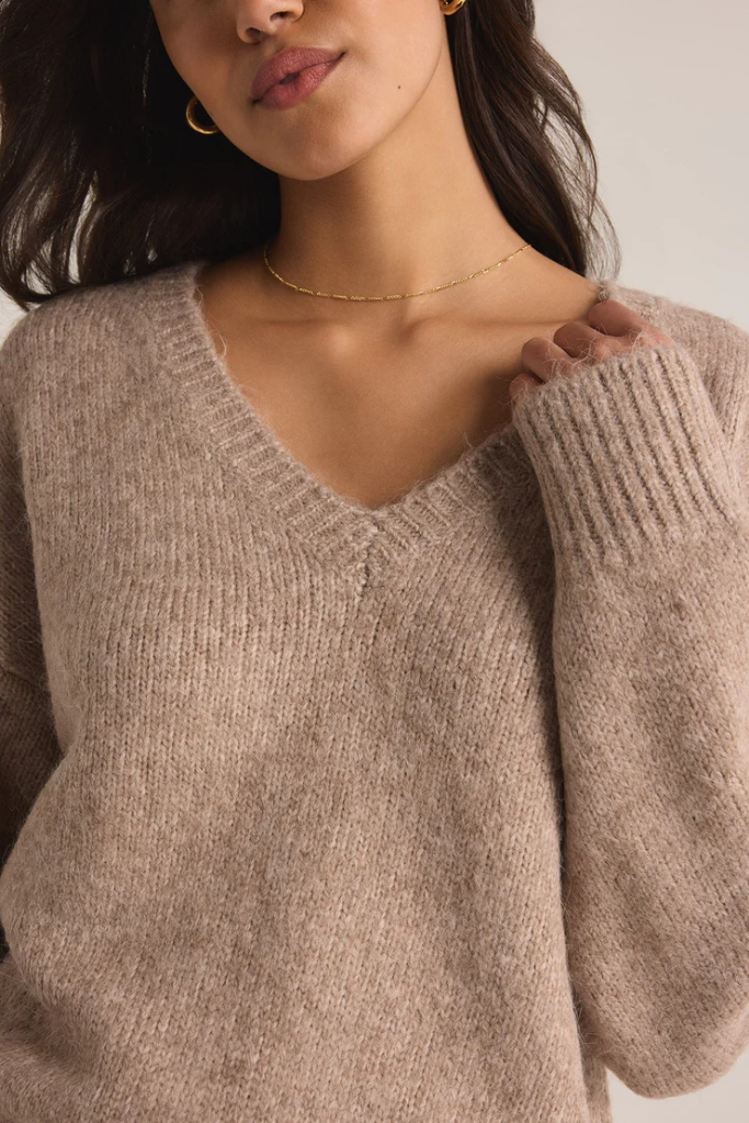 All I Want V Neck Sweater by Z Supply