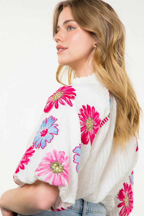 Sienna Floral Embroidered Top