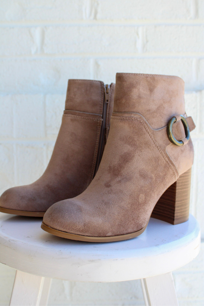 Wake Me Up Suede Bootie