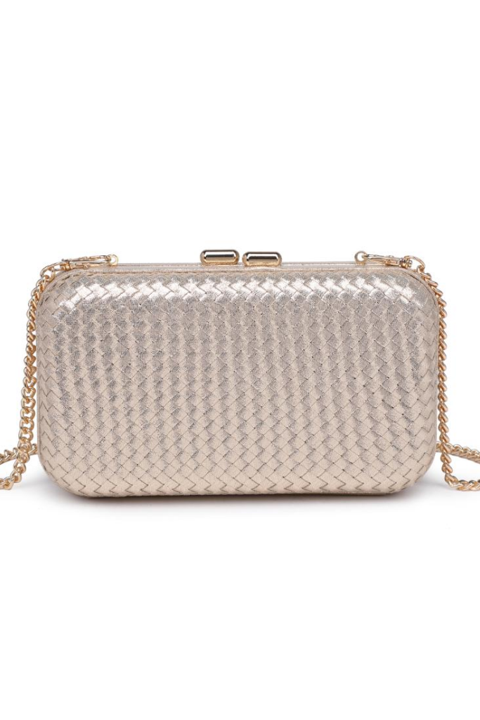 Anna Woven Clutch