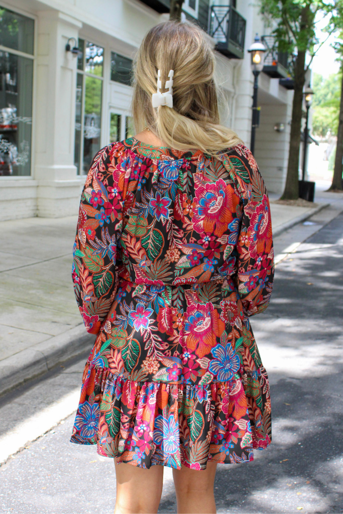 Just Like That Floral Mini Dress