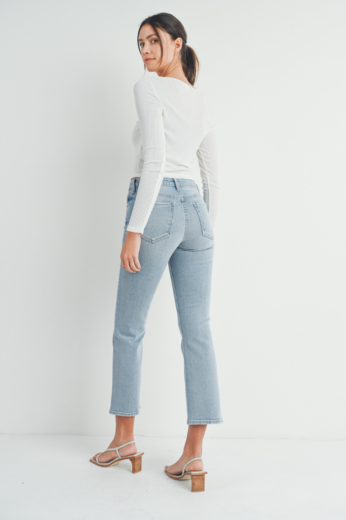 Nova Crop Bootcut Jean