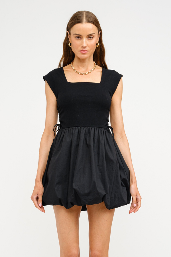 Alexa Bubble Skirt Mini Dress