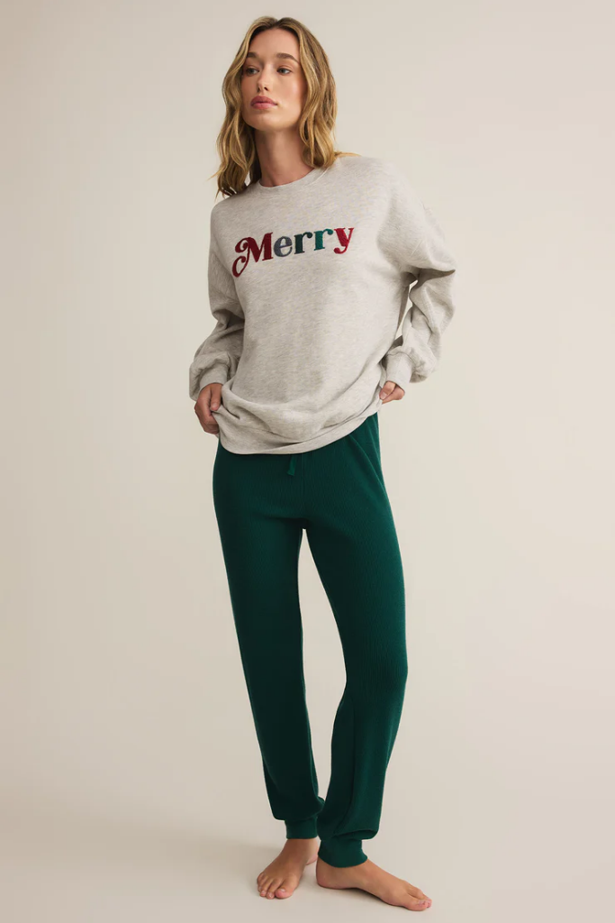 Merry Fleece Sweatshirt by Z Supply