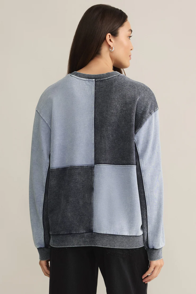 Fair & Square Denim Sweatshirt by Z Supply