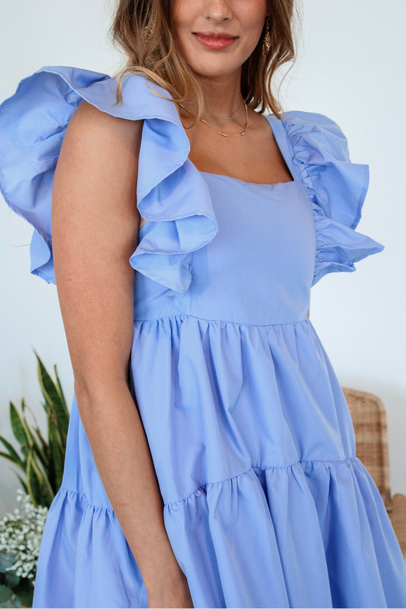 Sunday Kind of Love Dress in Chambray