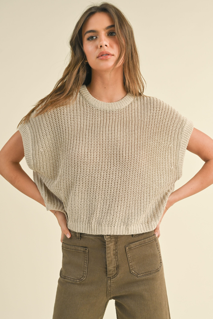 Cadie Short Sleeve Sweater