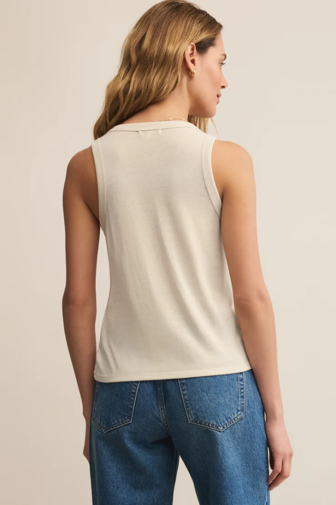 Select Airy Tank in Crystal by Z Supply