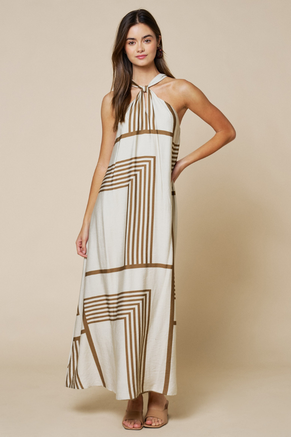 ivy and oak maxi dress Ivy Oak Flora Ribbed High-Neck Maxi Dress - Blue - 25% Off