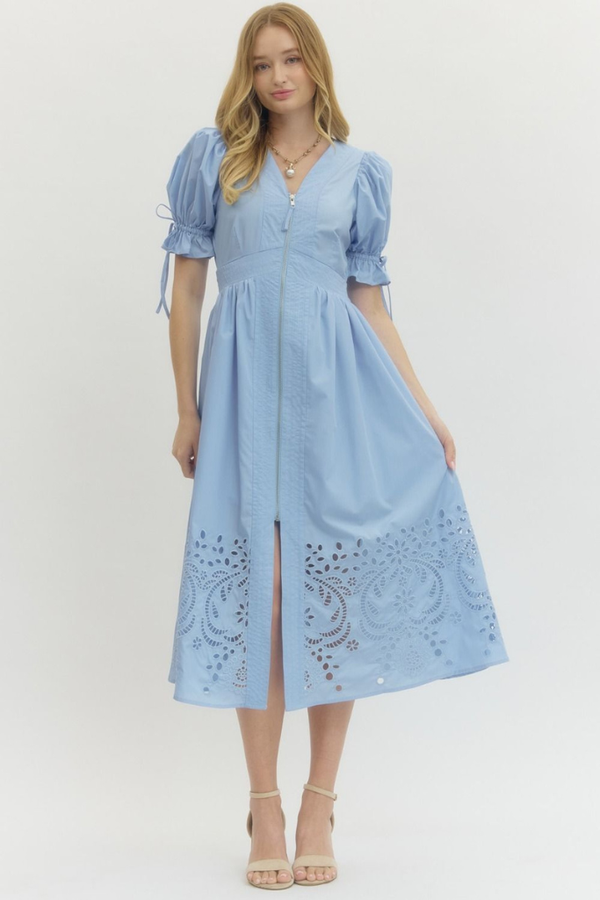 heather blue dress Heather dress in Light Blue – ivy & leo