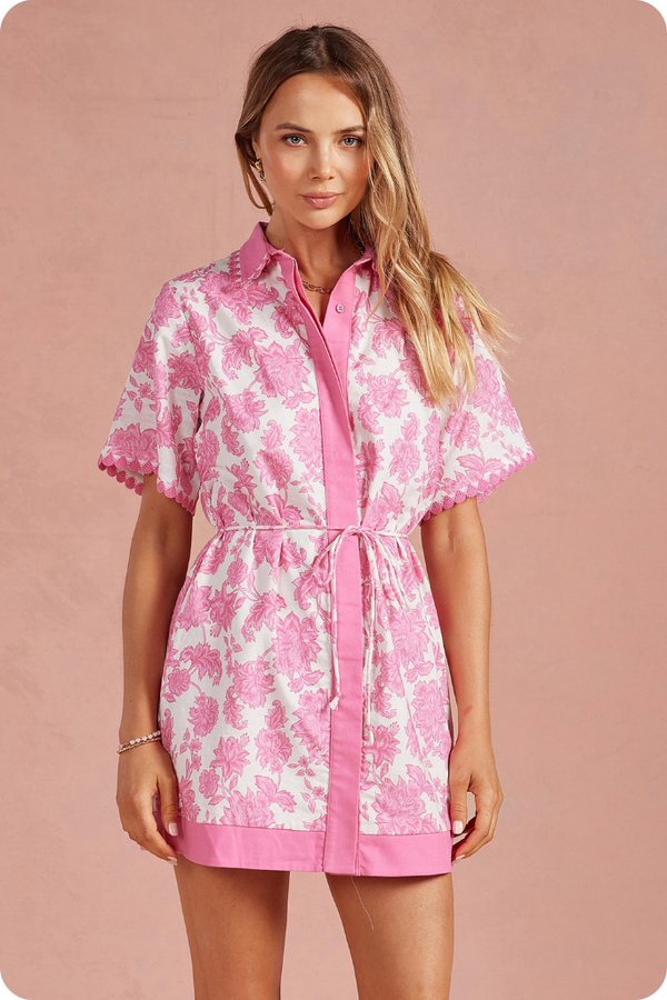 cassie pink dress Cassie Dress Blush Mikado Pink / L