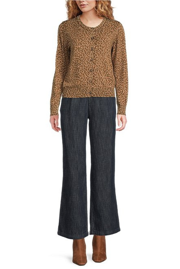 Anna leopard cardigan