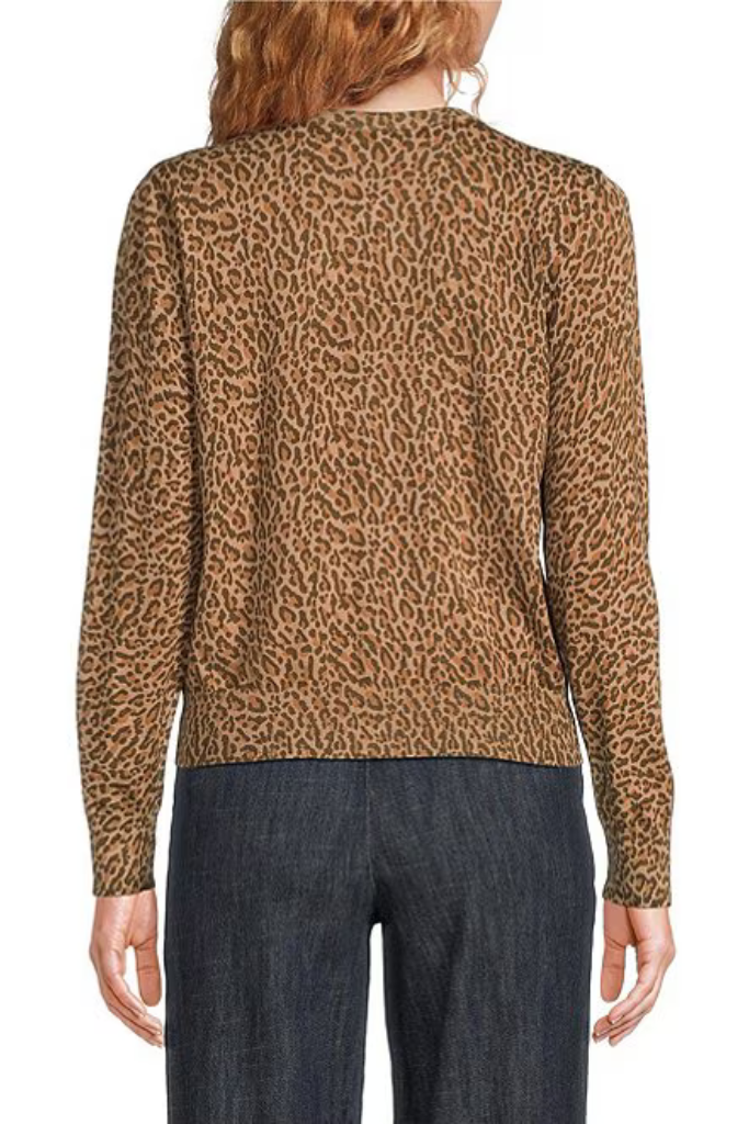Anna leopard cardigan