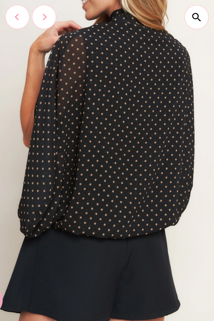 Sophie polka blouse