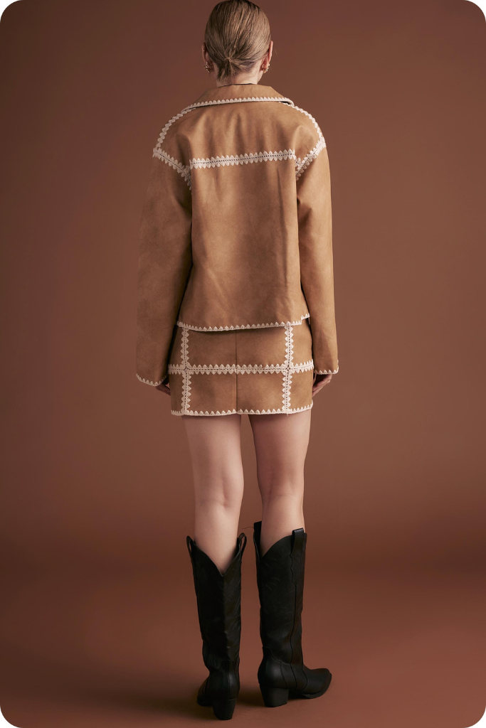 Jane crochet detail jacket