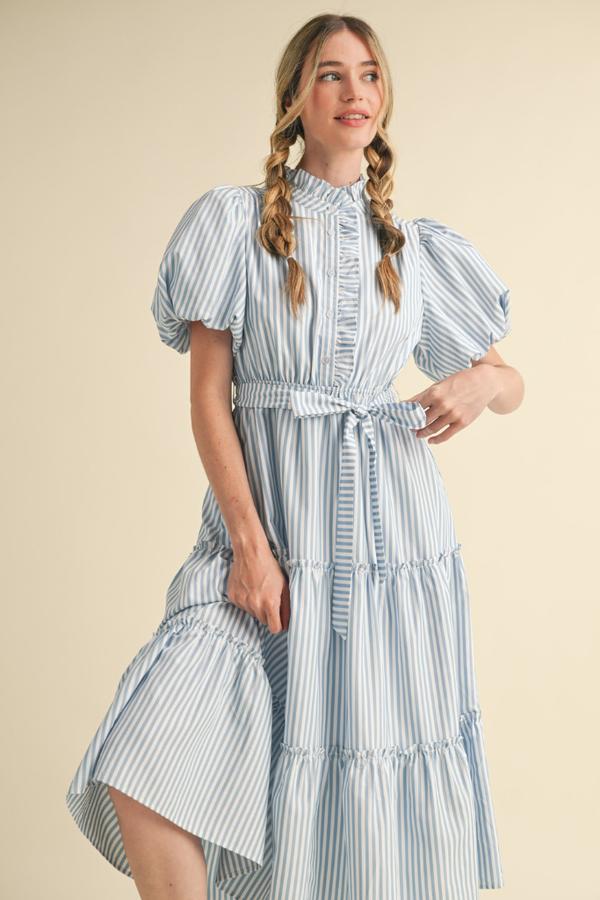 zella midi dress Zella Square Neck Midi Dress - Taupe
