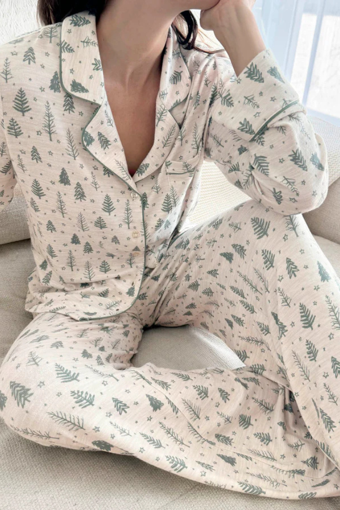 Evergreen trees PJ pant